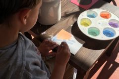 Painting with water color